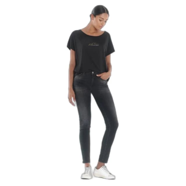 LE TEMPS DES CERISES Slim Shac Jeans with High Waist blue Black Women W27;W26