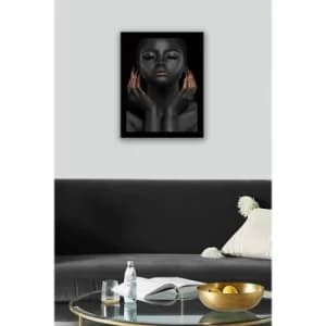 SC0288 Multicolor Decorative Framed MDF Painting