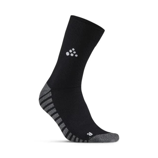 Non-slip mid-length socks Craft Progress Noir Unisex 28/30