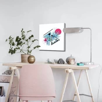 4545ABSC - 042 Multicolor Decorative Canvas Painting