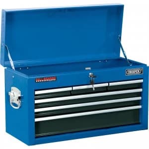 Draper 6 Drawer Tool Chest Blue / Black
