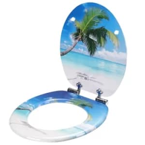 Soft Close Toilet Seat Palm Design