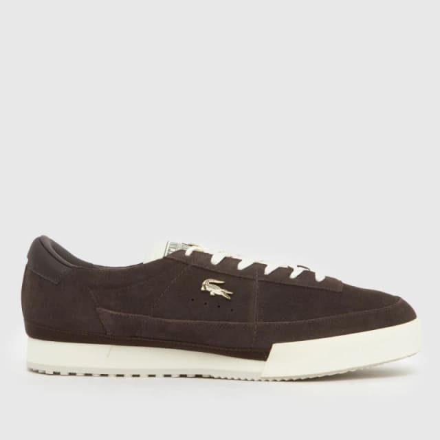 Lacoste Aura Trainers in Dark Brown Dark Brown UK 9 (EU 43)