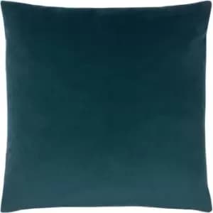 Sunningdale Velvet Square Cushion Kingfisher - Kingfisher - Paoletti