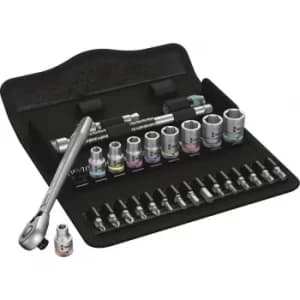 Wera 8100 SA11 Zyklop 28 Piece 1/4" Drive Socket and Bit Set 1/4"