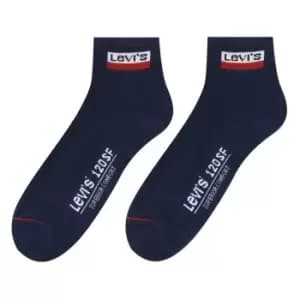 Levis Levis 2 Pack Mid Socks - Blue