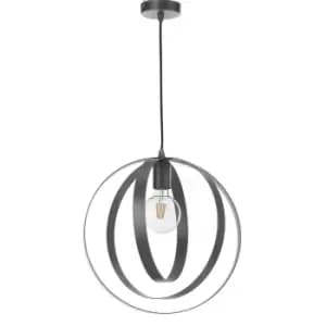 Yara Spherical Spherical Pendant Ceiling Light, Concrete
