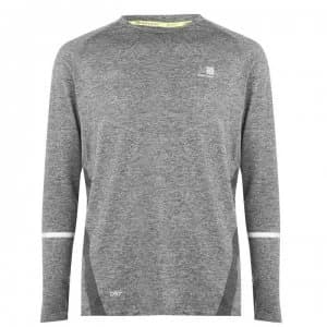Karrimor XLite Long Sleeve T Shirt Mens - Light Grey Marl