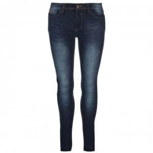 Lee Cooper Skinny Hem Jeans Ladies - Dark Wash
