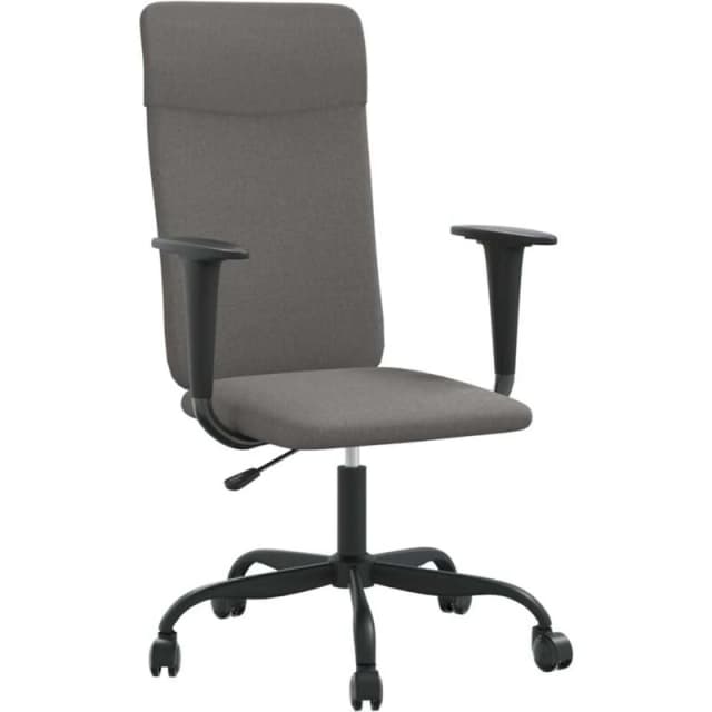 vidaXL Office Chair Dark Grey Fabric, Grey 353018