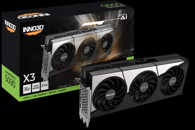 INNO3D GeForce RTX 5090 32GB X3 Triple Fan GDDR7 Graphics Card - N50903-32D7-17593928