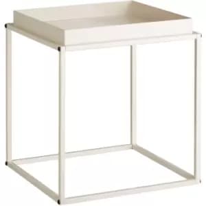 Tectake - Bedside table Cambridge - lamp table, side table, small side table - cream - cream