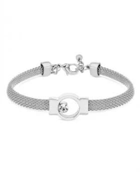 Jon Richard Mesh Crystal Stone Bracelet