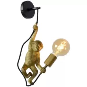 Lucide EXTRAVAGANZA CHIMP - Wall Light - 1xE27 - Black