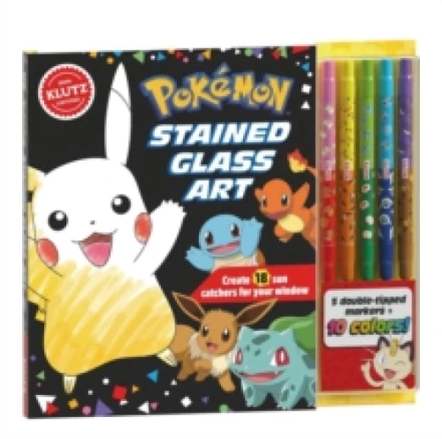 Pokemon Stained Glass Book