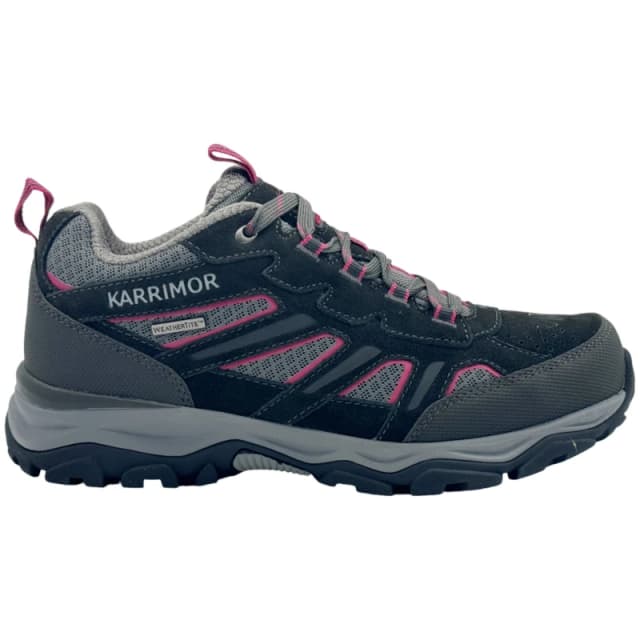 Karrimor Mount Low Ladies Waterproof Walking Shoes - Grey Grey 4