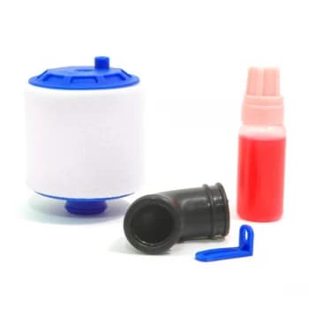 Fastrax 1/10Th Air Filter Re-Buildable - Blue