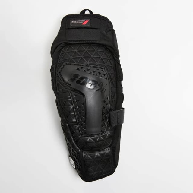 100 Percent Surpass Youth Knee Guards Black unisex S/M