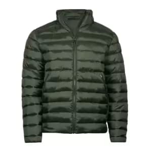 Tee Jays Unisex Adult Lite Recycled Padded Jacket (3XL) (Deep Green)
