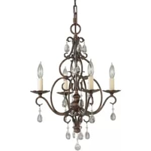 Chandelier Chateau Bronze moka 42,2 Cm