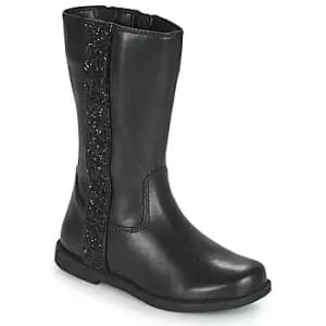 Geox SHAWNTEL Girls Childrens High Boots in Black. Sizes available:10 kid,11 kid,11.5 kid,12 kid,13 kid,1 kid,1.5 kid,2.5