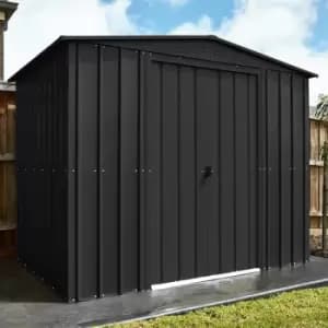 8' x 3' Lotus Anthracite Grey Apex Metal Shed (2.34m x 0.82m)