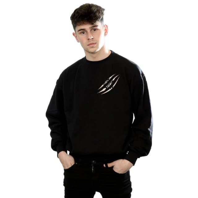 Supernatural Supernatural Men Symbol Scratch Sweatshirt in Black Size: Small Black S Male 5057245670913