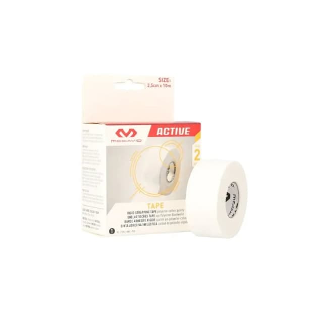 European zinc oxide adhesive tape McDavid Blanc Unisex 2,5cm x 10 m