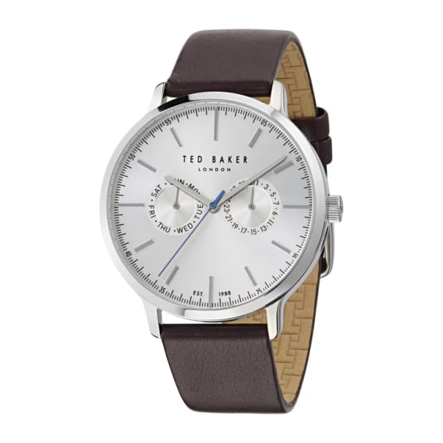 Ted Baker Mens Haarvin Analogue Quartz Watch Silver/Silver male One Size