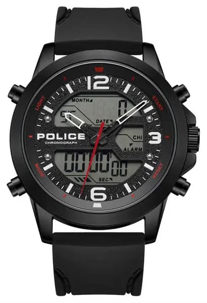 Police PEWJP2194701 RIG Hybrid Chronograph (47mm) Black Dial Watch