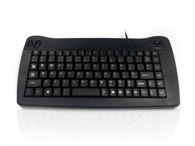 Accuratus 5010 keyboard Universal USB QWERTY UK English Black