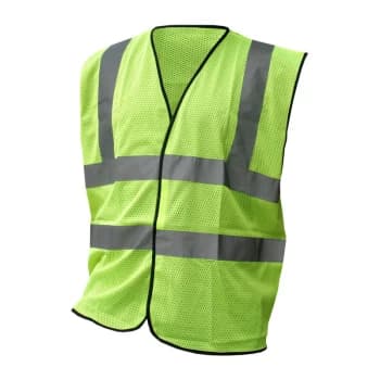 HIVIS MESH VEST SATURN YELLOW 4XL - Hi Vis - Beeswift