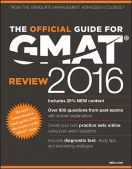 The Official Guide for Gmat Review 2016 by Gmac Paperback