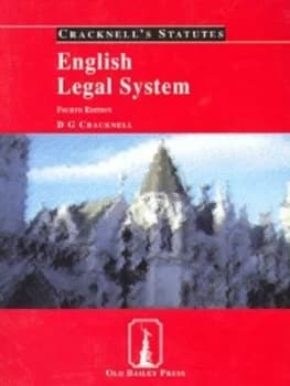 English Legal System by D. G Cracknell Book
