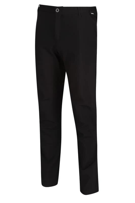 Regatta Mens Warm-Lined Fenton Walking Trousers in Black Size: 40R Black Male 40R