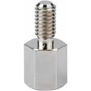 524379 Hex Threaded M-F Spacer Brass 7mm A/F M4 8mm - Pack Of 25 - R-tech