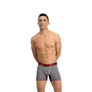 Puma 2 Pack Active Boxers Mens - Black