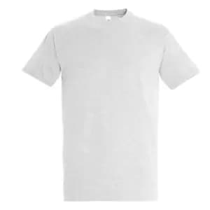 SOLS Mens Imperial Heavyweight Short Sleeve T-Shirt (4XL) (Ash)