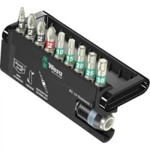 Wera BC 10/9 05071110001 Bit set 10 Piece Slot, Phillips, Pozidriv, TORX socket