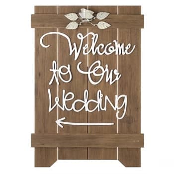 Welcome To The Wedding Sign By Heaven Sends