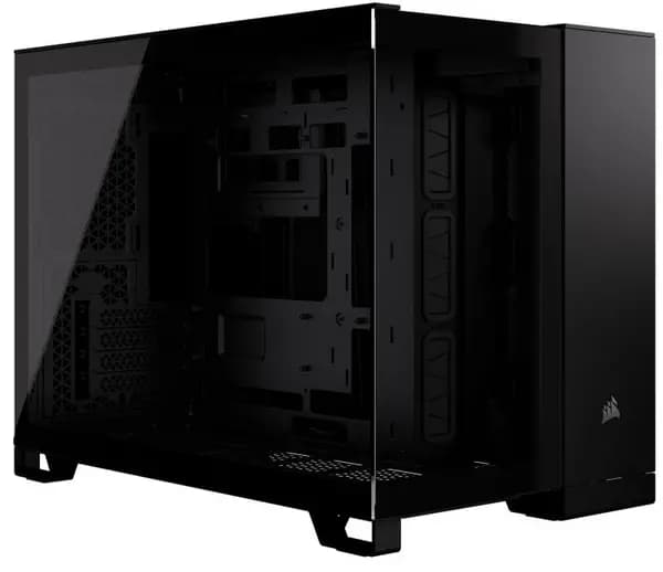 CORSAIR 2500X Micro ATX Dual Chamber PC Case - Black