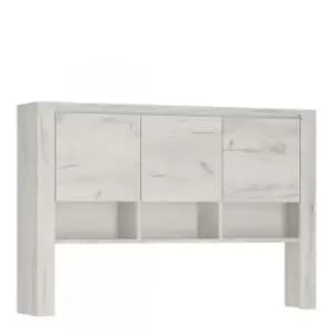Angel Top Unit For Desk In White Craft Oak Effect