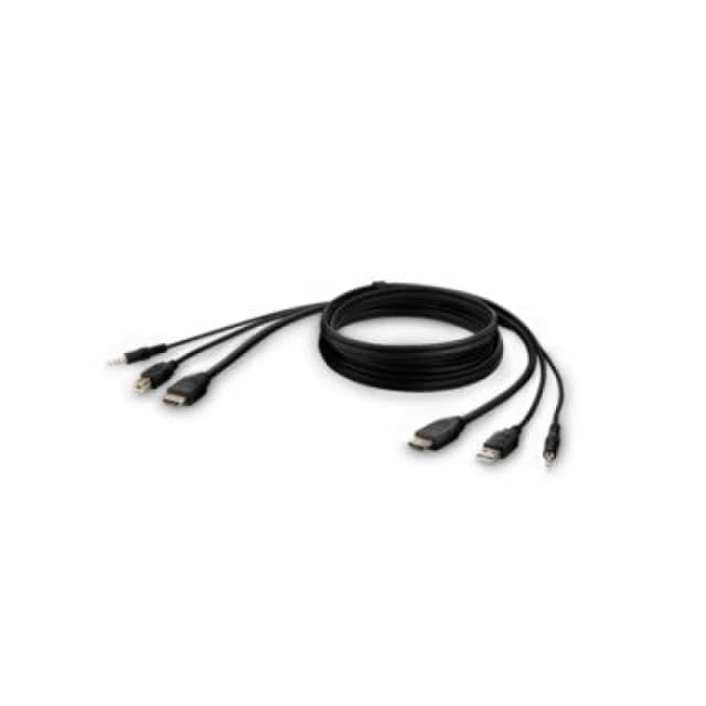 Linksys Belkin F1DN1CCBL KVM cable Black 3m F1DN1CCBL-HH10T