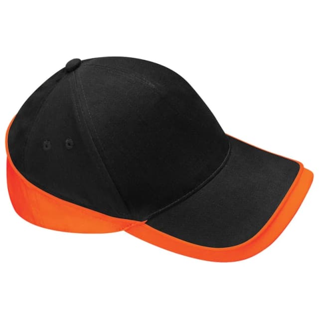 Beechfield Beechfield Men Teamwear Competition Cap Baseball Headwear in Black One Size Male 5055747772883