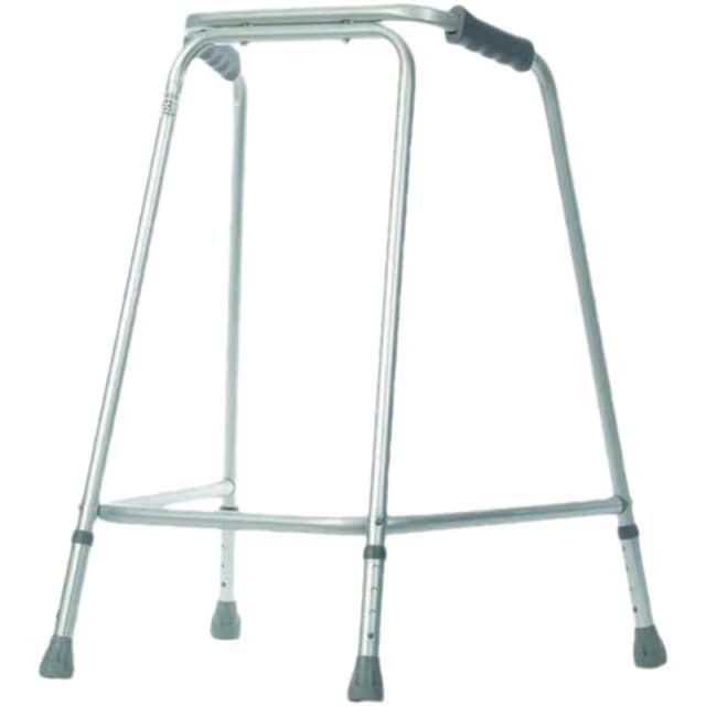 Loops Lightweight Aluminium Walking Frame - 770 to 870mm Adjustable Height Extra Large Multi