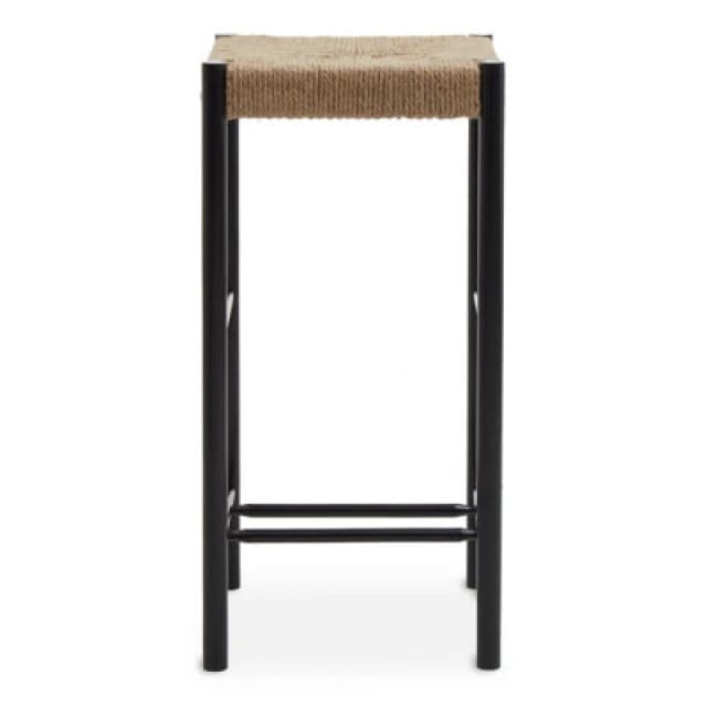 Orsina Handwoven Bar Stool, Durable And Comfortable Contemporary Counter Stool, Easy To Maintain Lounge Stool