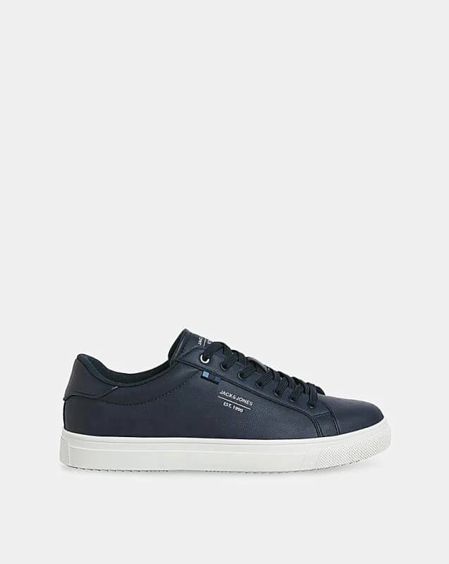 jack & jones Jack & Jones Bale PU Trainer Navy/White - JACK & JONES - Size: 7 Navy/White Male 7 JA42201