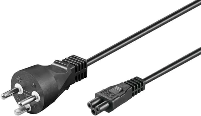 Microconnect PE120810 power cable Black 1m Power plug type K C5 coupl