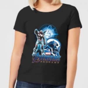 Avengers: Endgame War Machine Suit Womens T-Shirt - Black