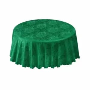 Green & Sons Table Cloth Damask Rose 70" Forest Green